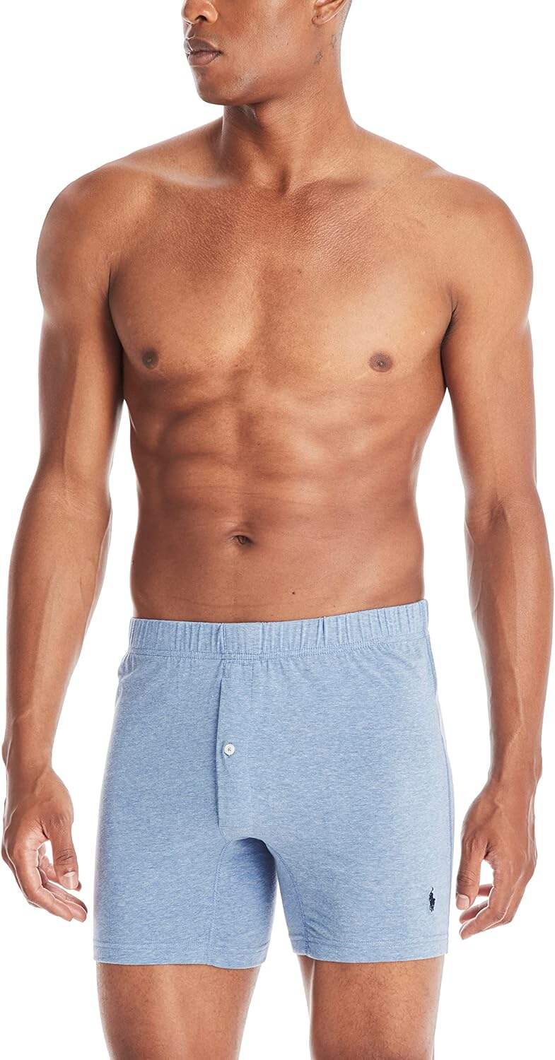 Polo Ralph Lauren Men's Classic Fit Knit Boxers 3 Pack