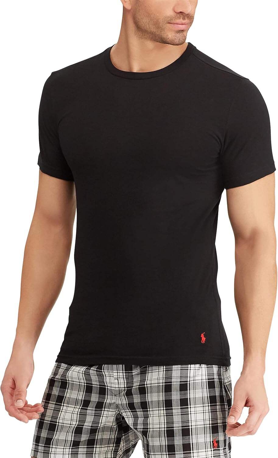 POLO Men's Polo Ralph Lauren Slim Fit Wicking Crew Undershirts (3 Pack)