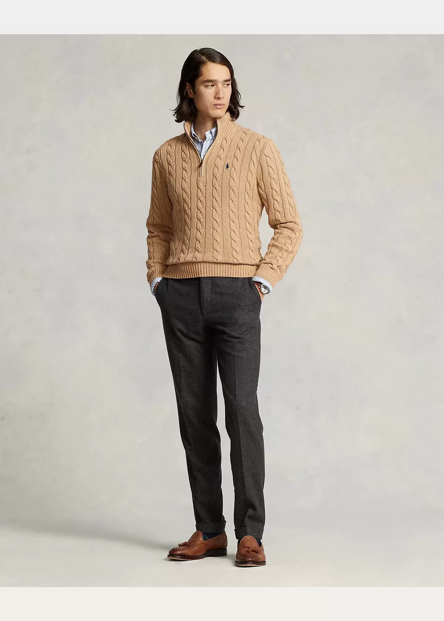 Polo Ralph Lauren Cable-Knit Cotton Sweater