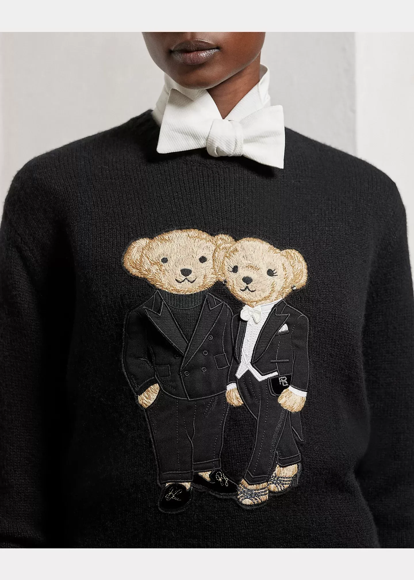 Polo Ralph Lauren Tuxedo Polo Bears Cashmere Sweater