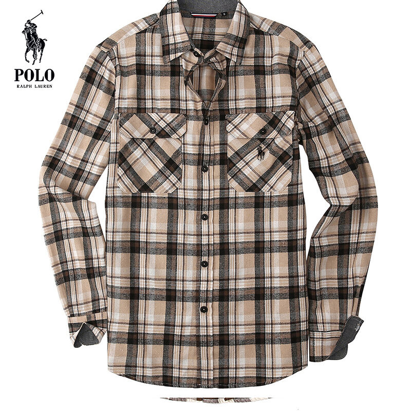 Ralph Lauren Men's flannel plaid shirt(Last day of limited time specials)