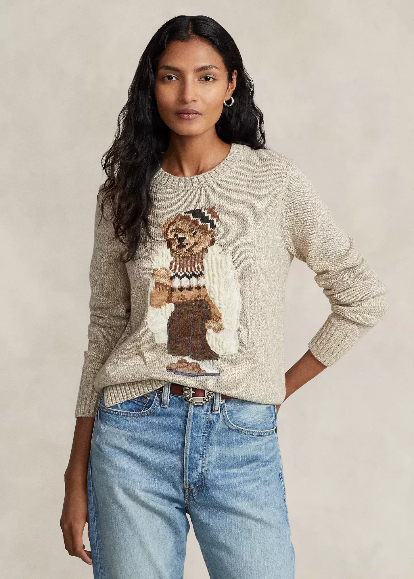Polo Ralph Lauren Polo Bear Cotton-Blend Sweater