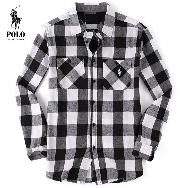 Ralph Lauren Men's flannel plaid shirt(Last day of limited time specials)