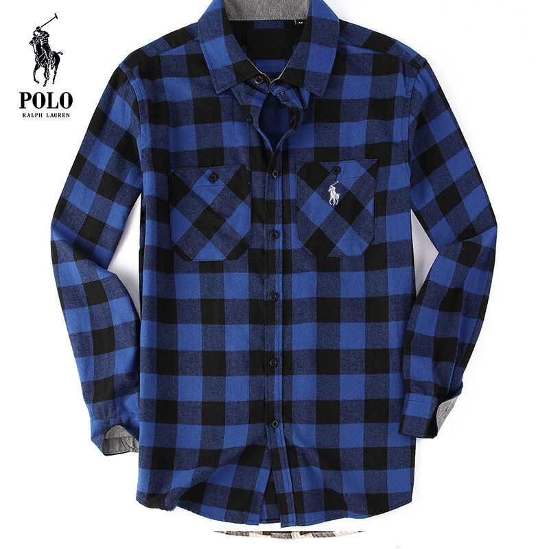 Ralph Lauren Men's flannel plaid shirt(Last day of limited time specials)