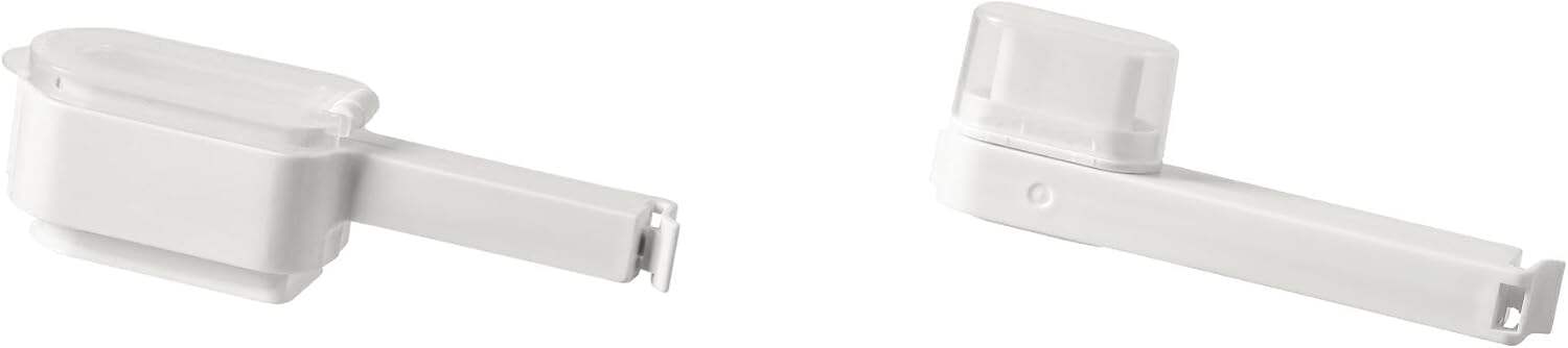 Food Clip Set with Pour Spout, 4PCS Seal and Pour Bag Clip with Spout for Food Snacks (Round)