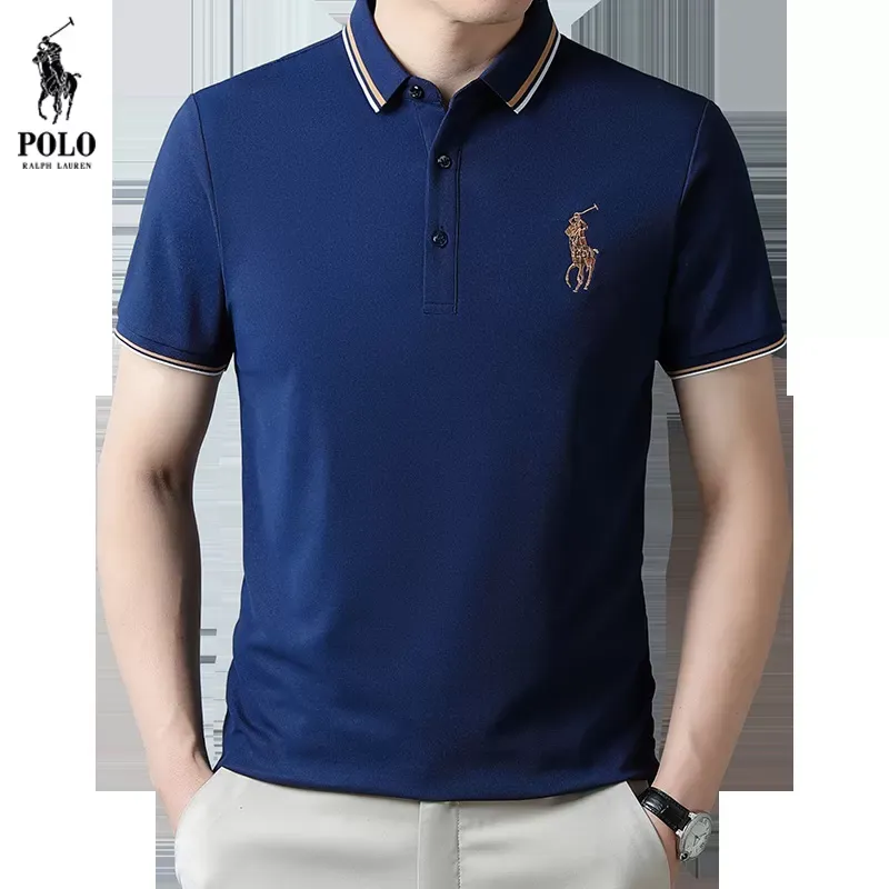 Ralph Lauren Summer Casual Lapel Men's T-Shirt