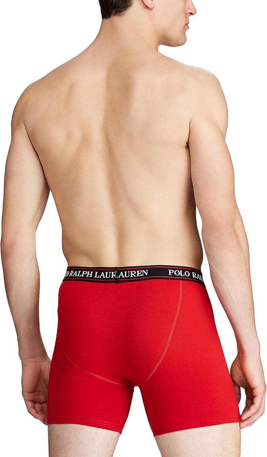 Polo Ralph Lauren Men's Stretch Classic Fit Boxer Briefs, Trunks & Long Leg Available, 3-pack