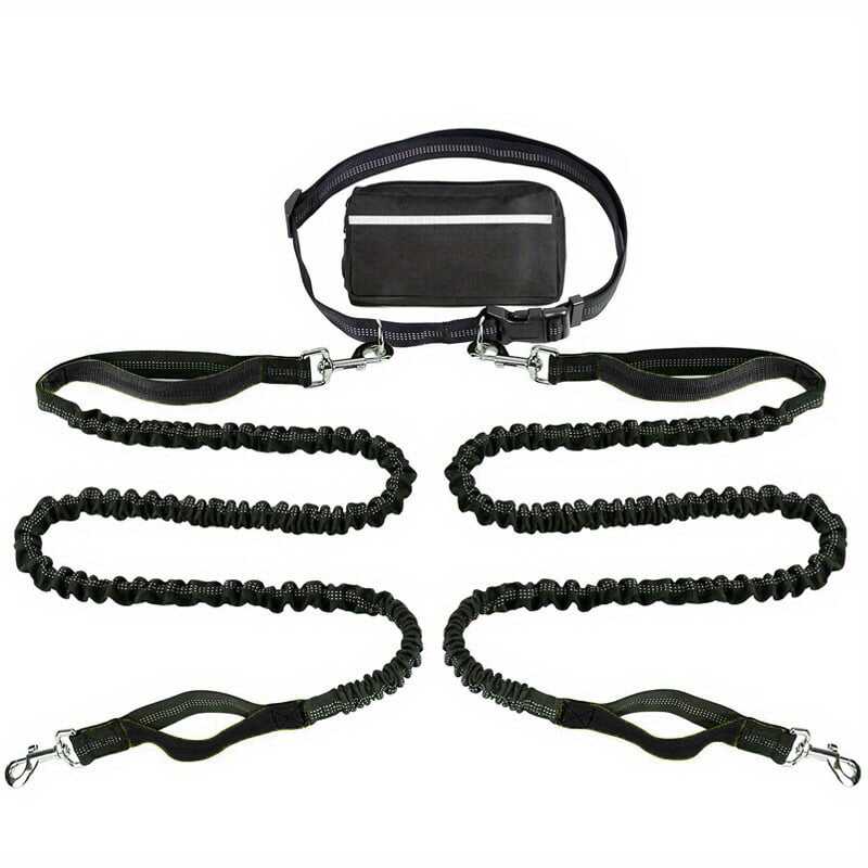 🔥Mother's Day Sale -Hands Free Dog Leash with Zipper Pouch
