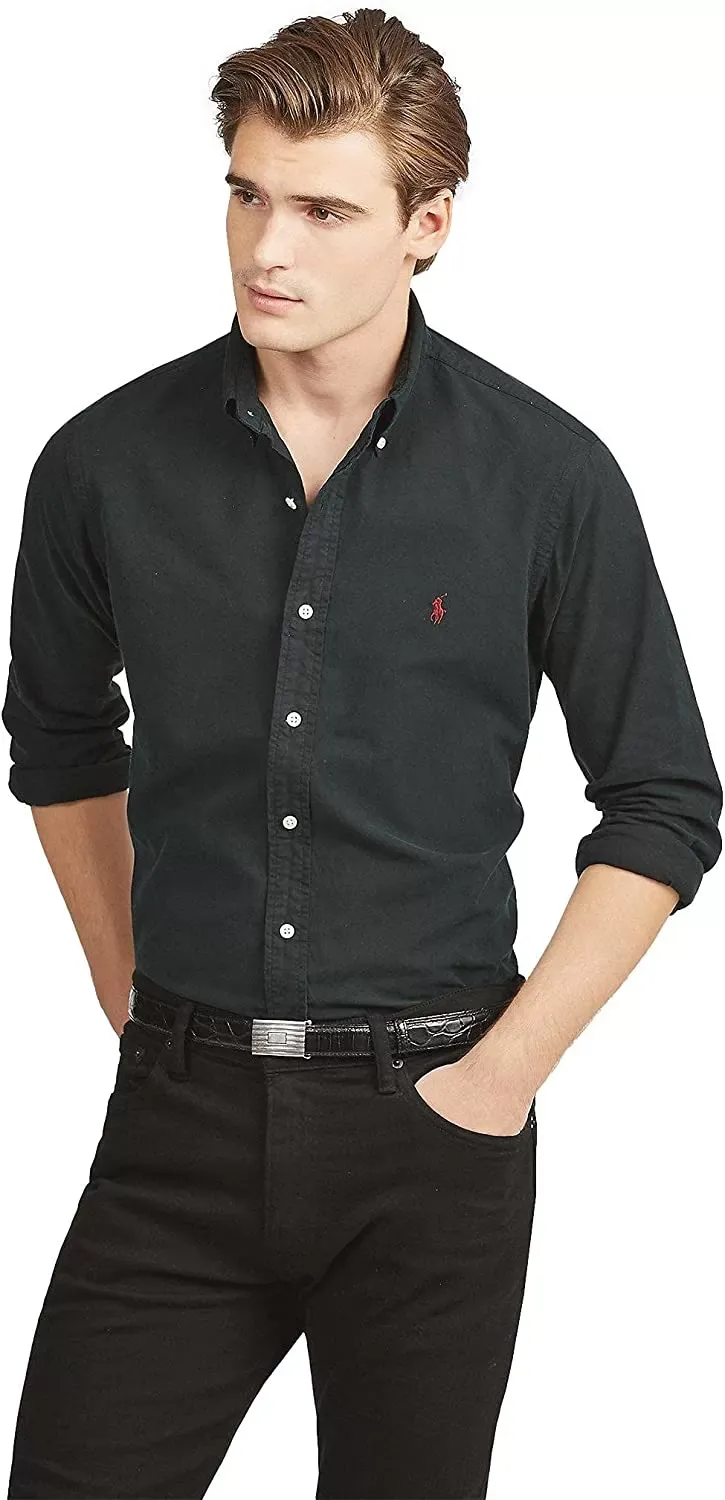 POLO RALPH LAUREN Men's Long Sleeve Classic Oxford Shirt