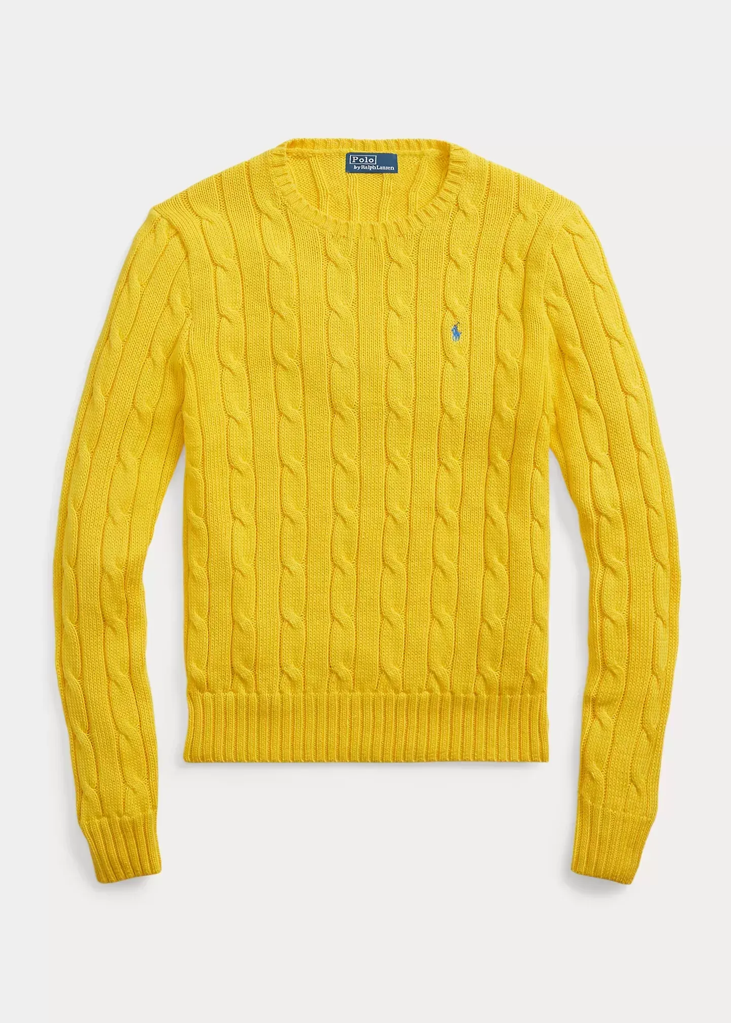 Polo Ralph Lauren Cable-Knit Cotton Crewneck Sweater