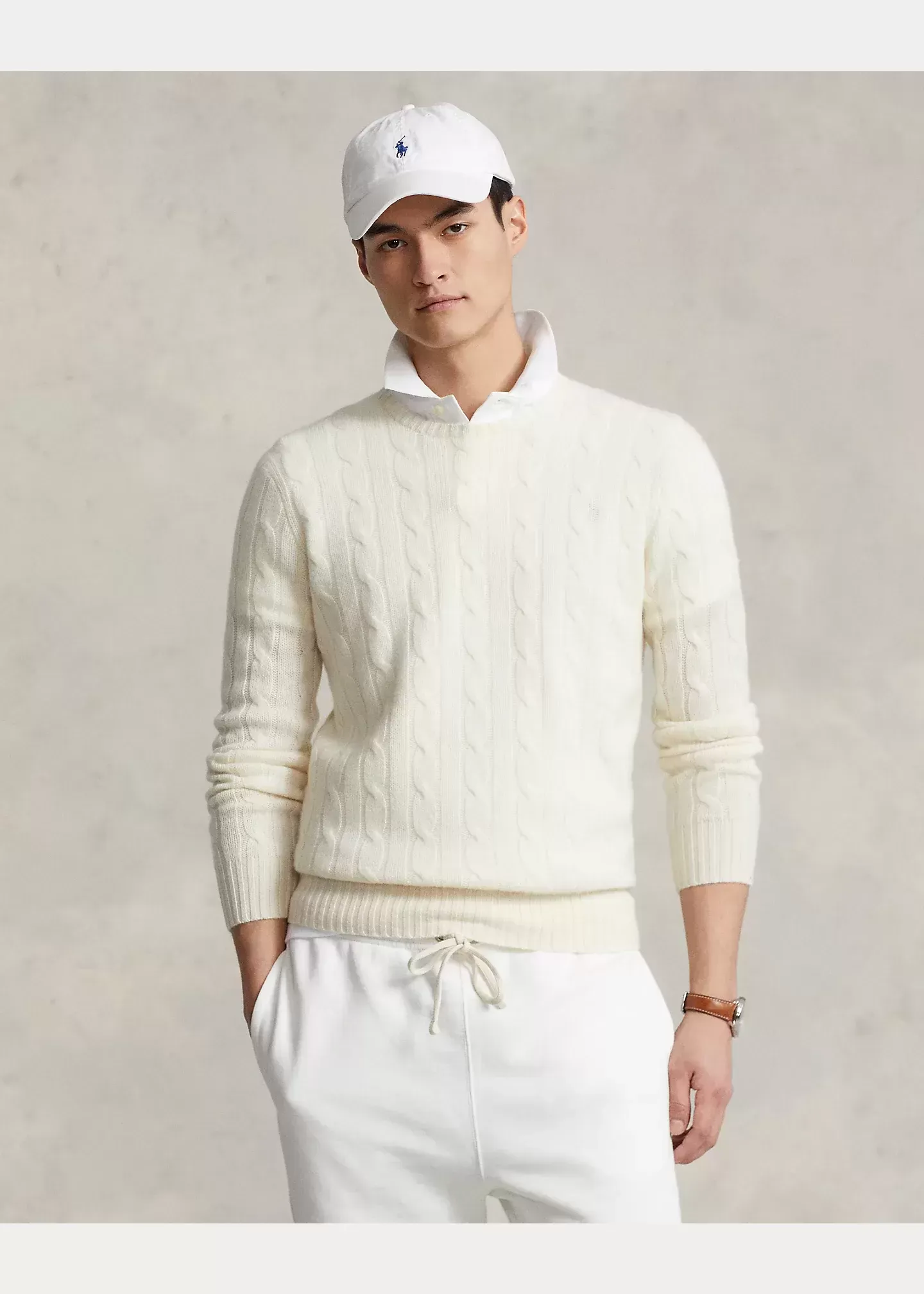 Polo Ralph Lauren The Iconic Cable-Knit Cashmere Sweater