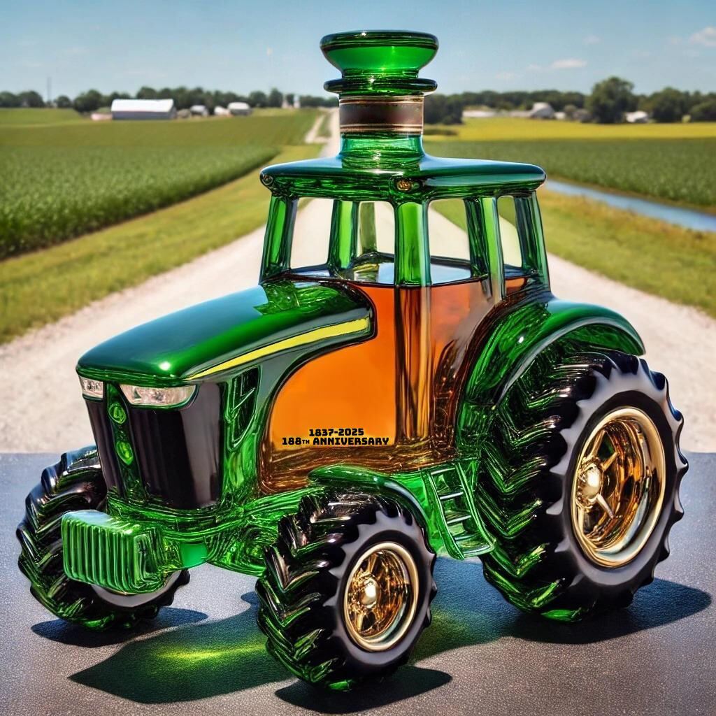 John Deere 188 Anniversary Whiskey Bottle