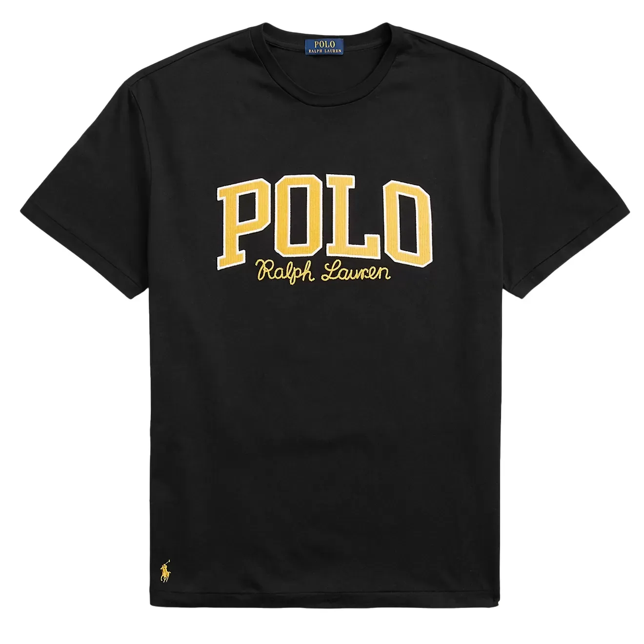 Ralph Lauren Classic Fit Logo Jersey T-Shirt Polo Black