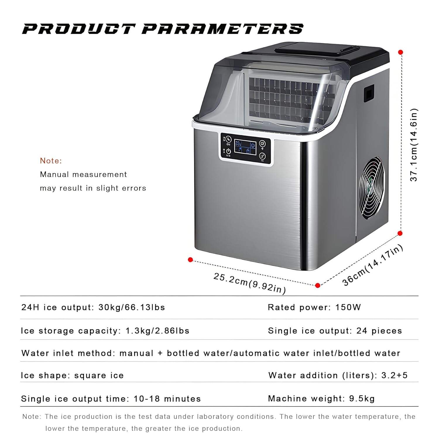 Ice Cube Maker Machine Countertop