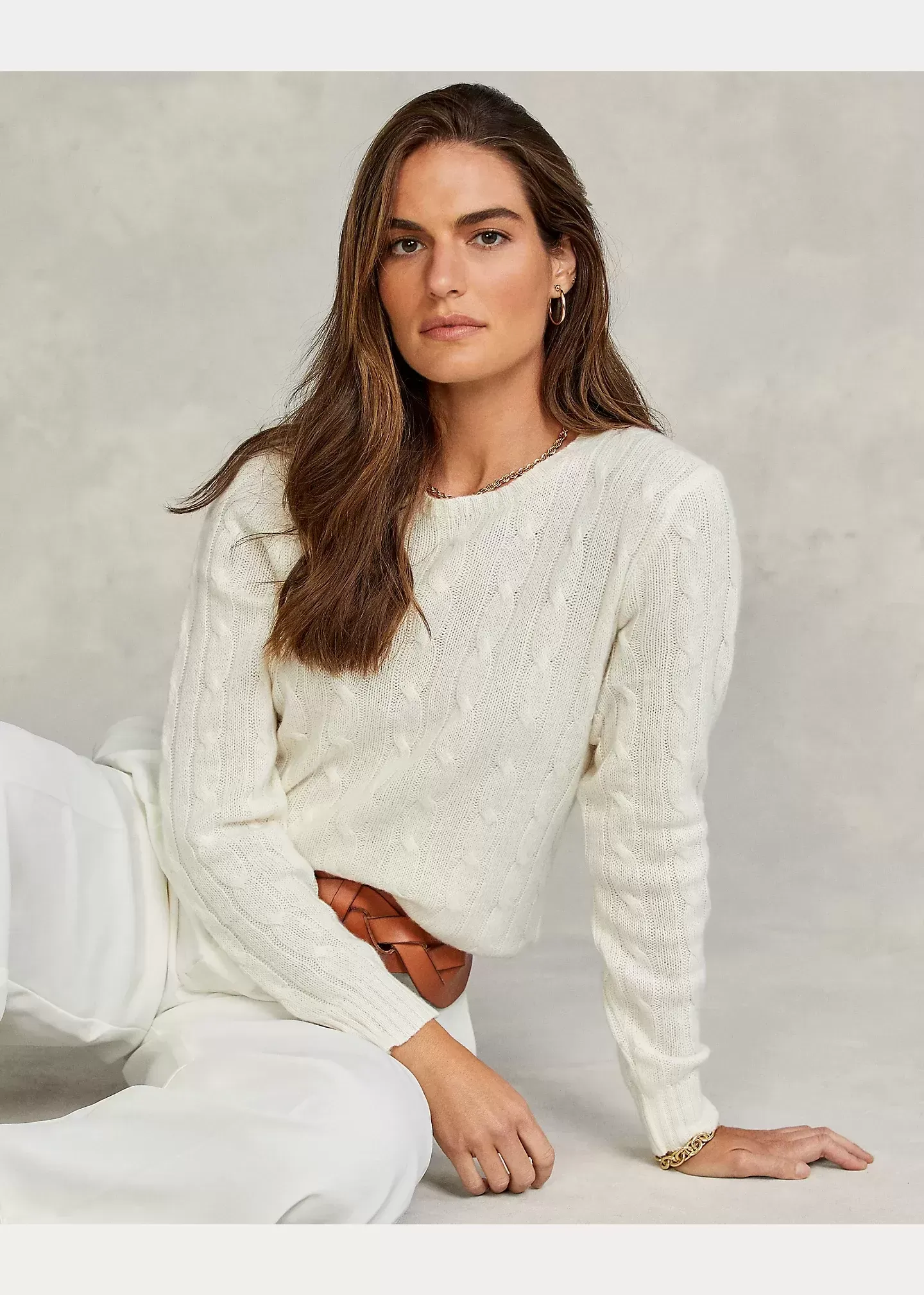 Polo Ralph Lauren Cable-Knit Cashmere Sweater