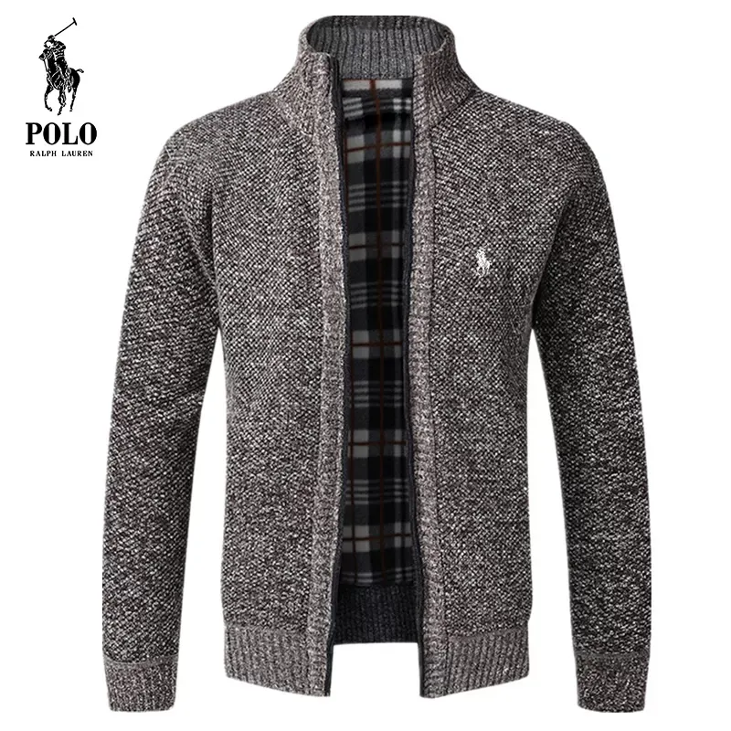 Ralph Lauren Men's middle aged plus velvet  casual jacket(Last day of limited time specials)