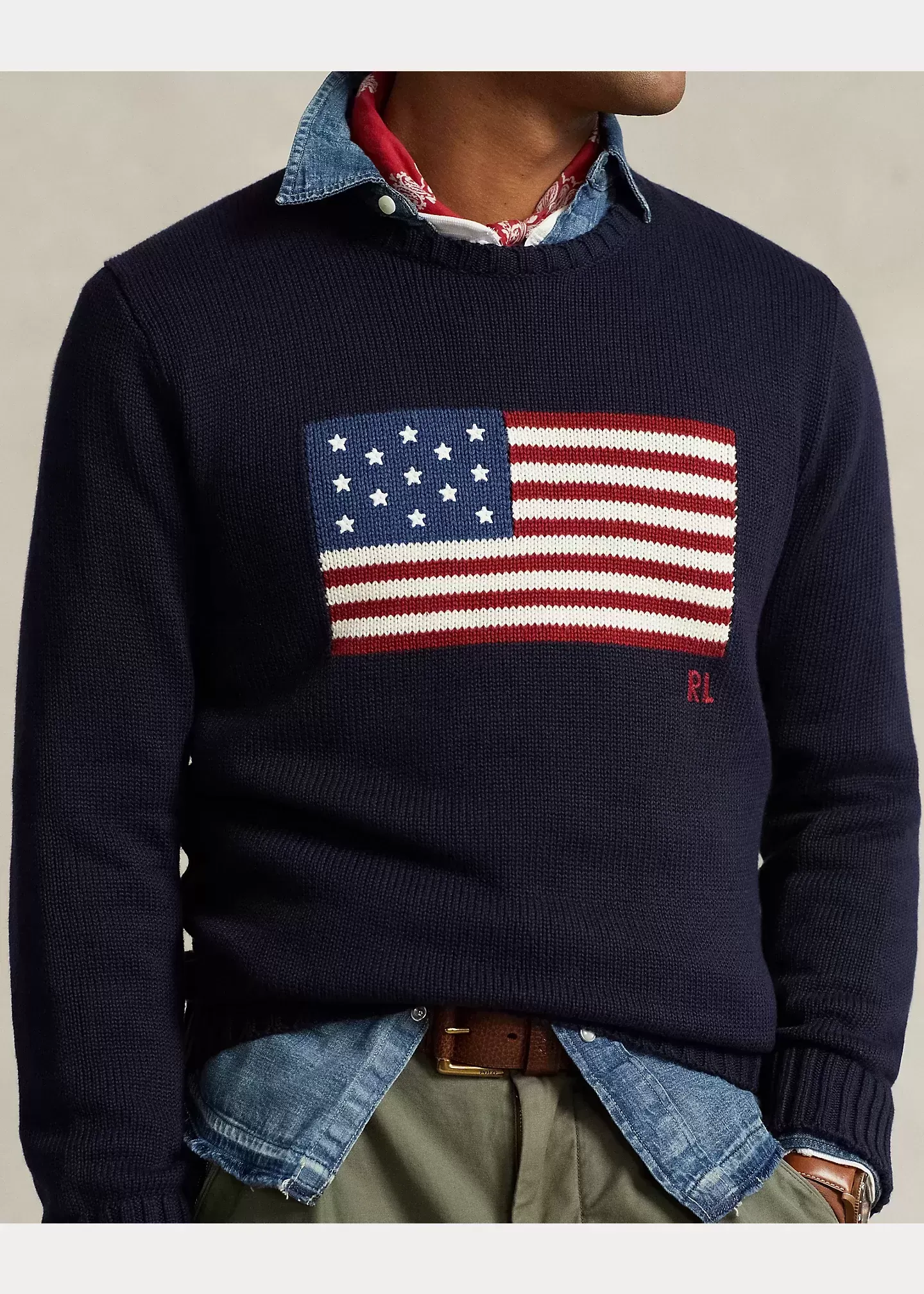 Polo Ralph Lauren The Iconic Flag Sweater