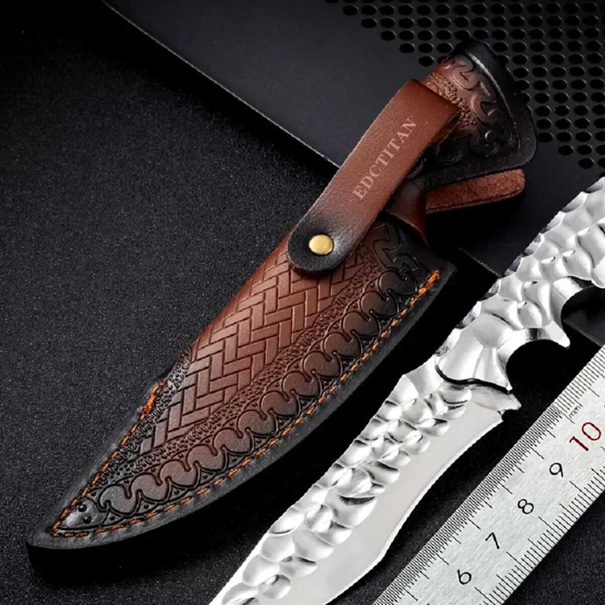 Frostbane Dragonbone Blade : VG10 Steel Hunting Knife
