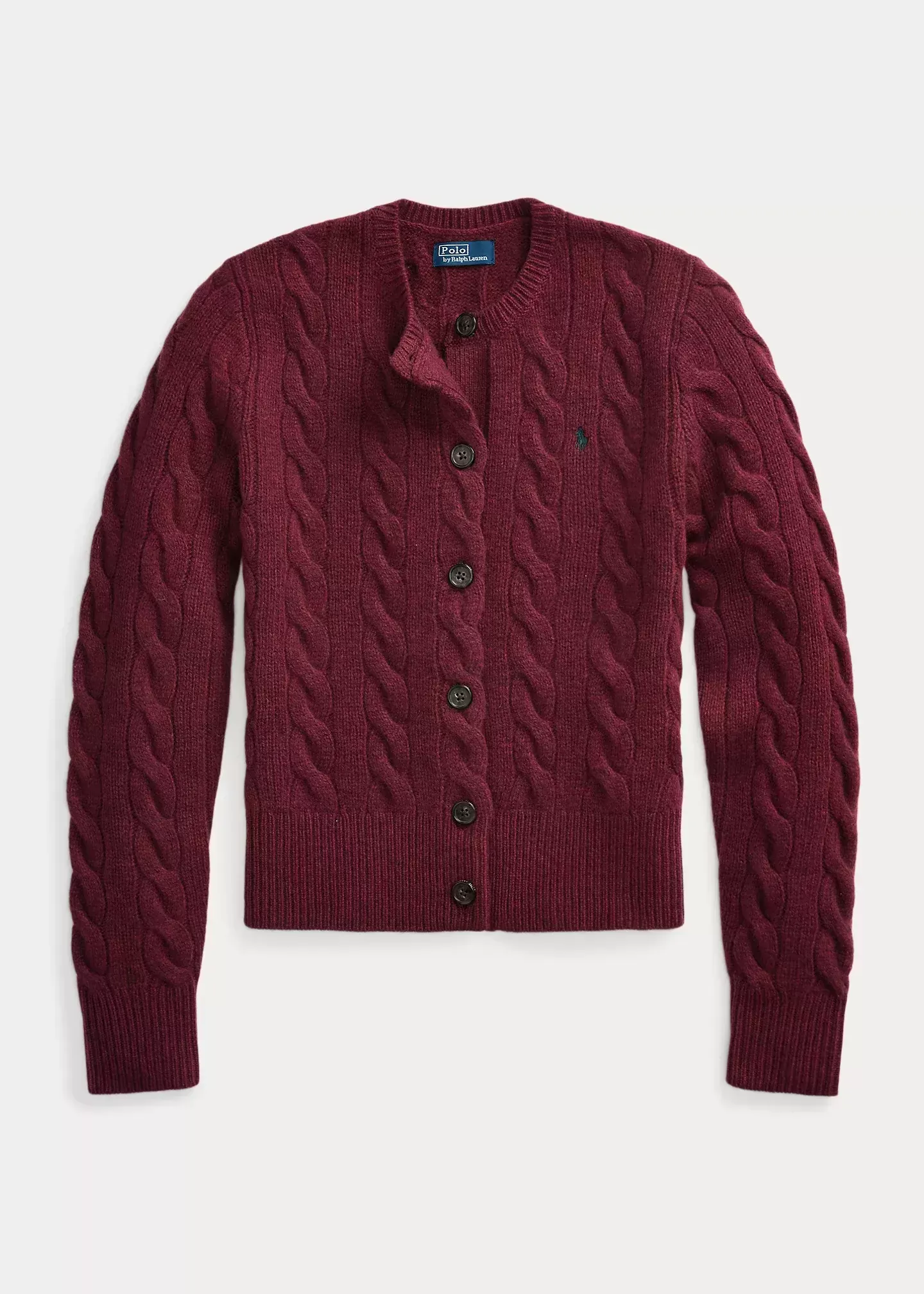 Polo Ralph Lauren Cable-Knit Wool-Cashmere Cardigan