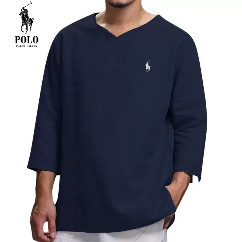 Ralph Lauren men's casual loose long-sleeved shirt