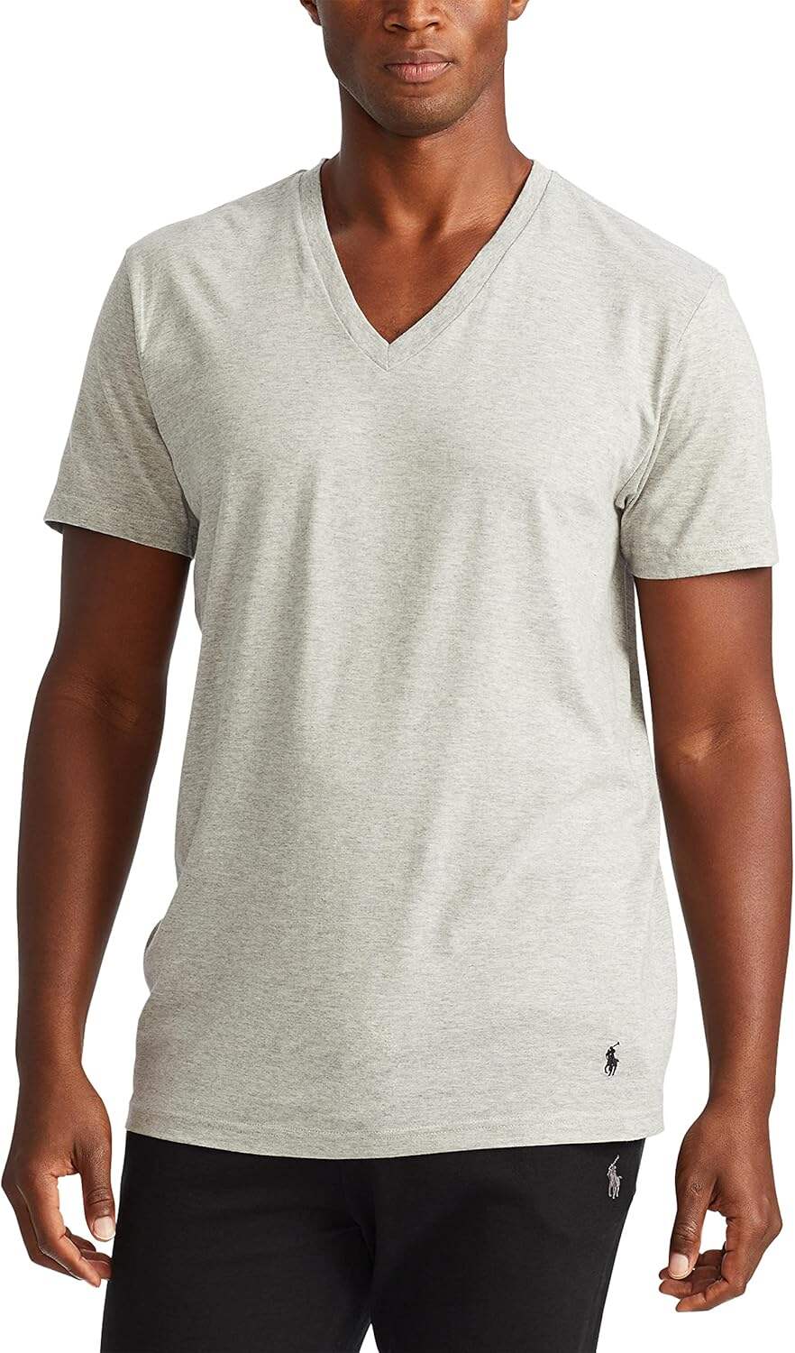 POLO Men's Classic Fit Cotton V neck Undershirt 3 Pack