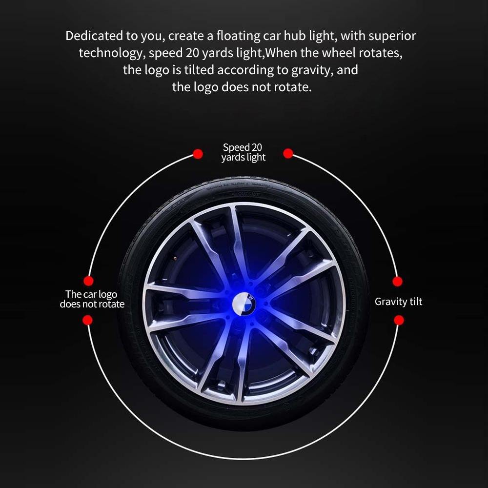 🔥Magnetic Suspension LED Floating Wheel Cap 2025 Version 4PC