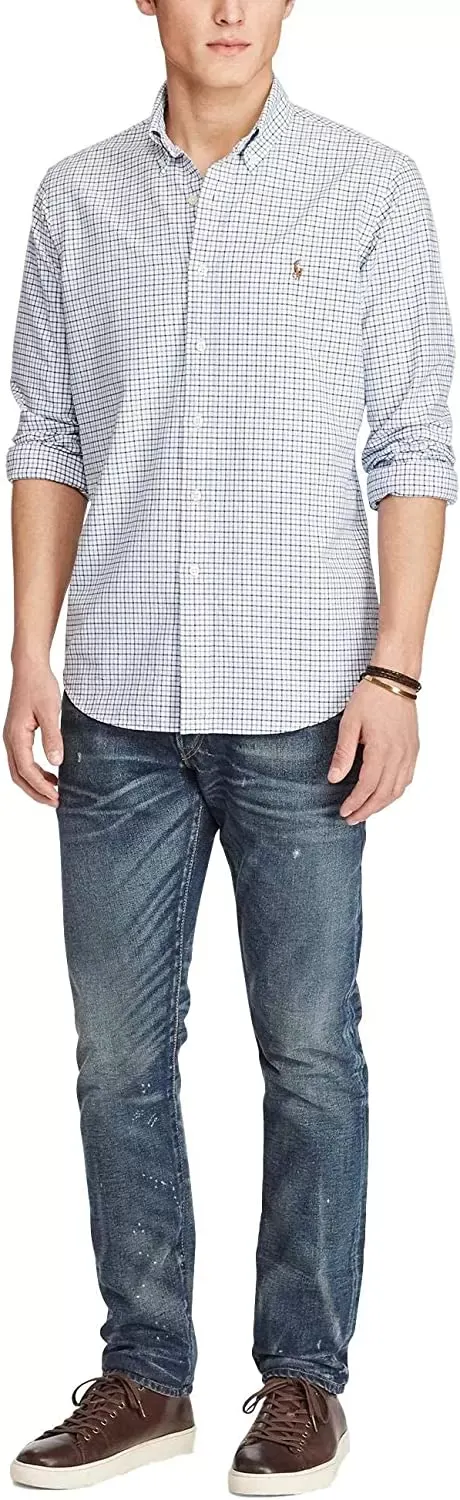 POLO RALPH LAUREN Men's Long Sleeve Classic Oxford Shirt