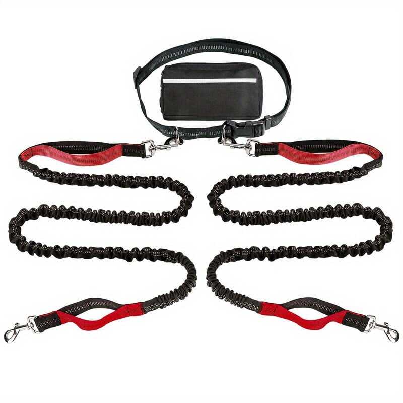 🔥Mother's Day Sale -Hands Free Dog Leash with Zipper Pouch