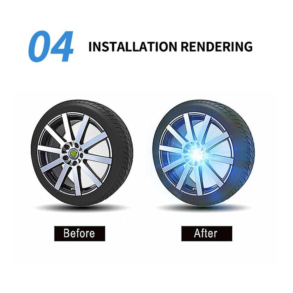 🔥Magnetic Suspension LED Floating Wheel Cap 2025 Version 4PC