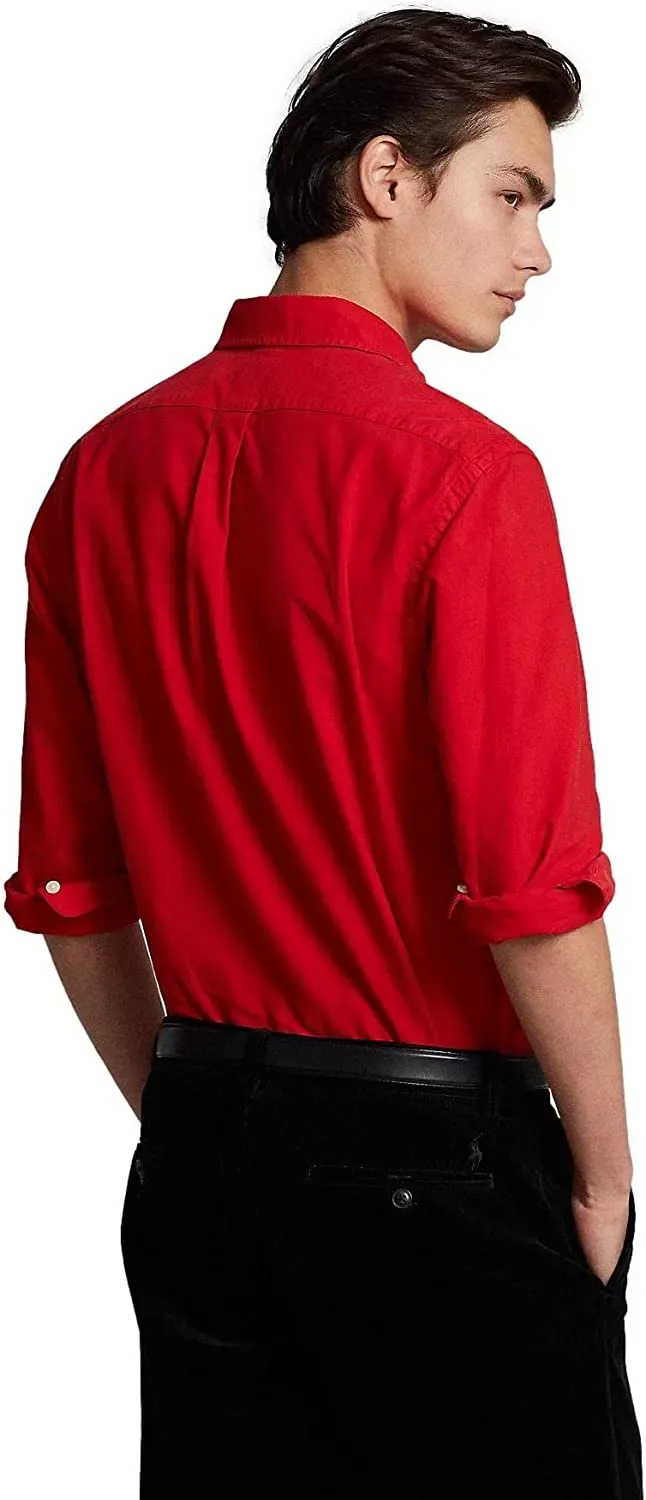 POLO RALPH LAUREN Men's Long Sleeve Classic Oxford Shirt