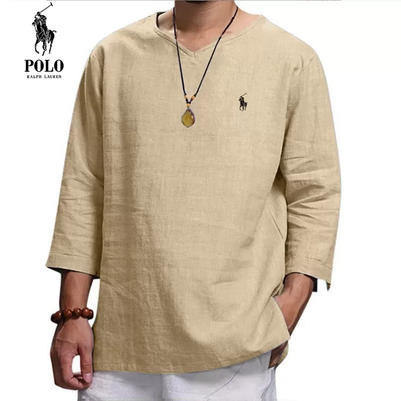 Ralph Lauren men's casual loose long-sleeved shirt