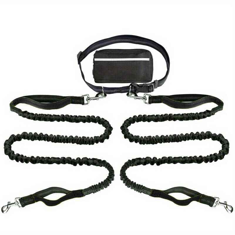 🔥Mother's Day Sale -Hands Free Dog Leash with Zipper Pouch