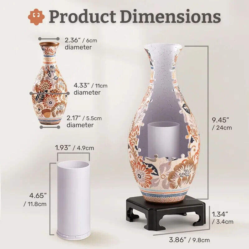 🎄3D Art Puzzle Vase - Store Anniversary Hot Sale