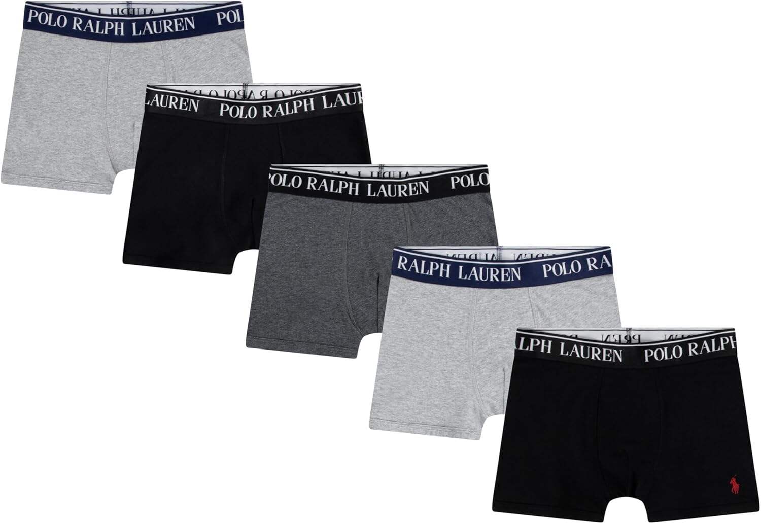 POLO RALPH LAUREN Boys' 5-Pack Boxer Briefs