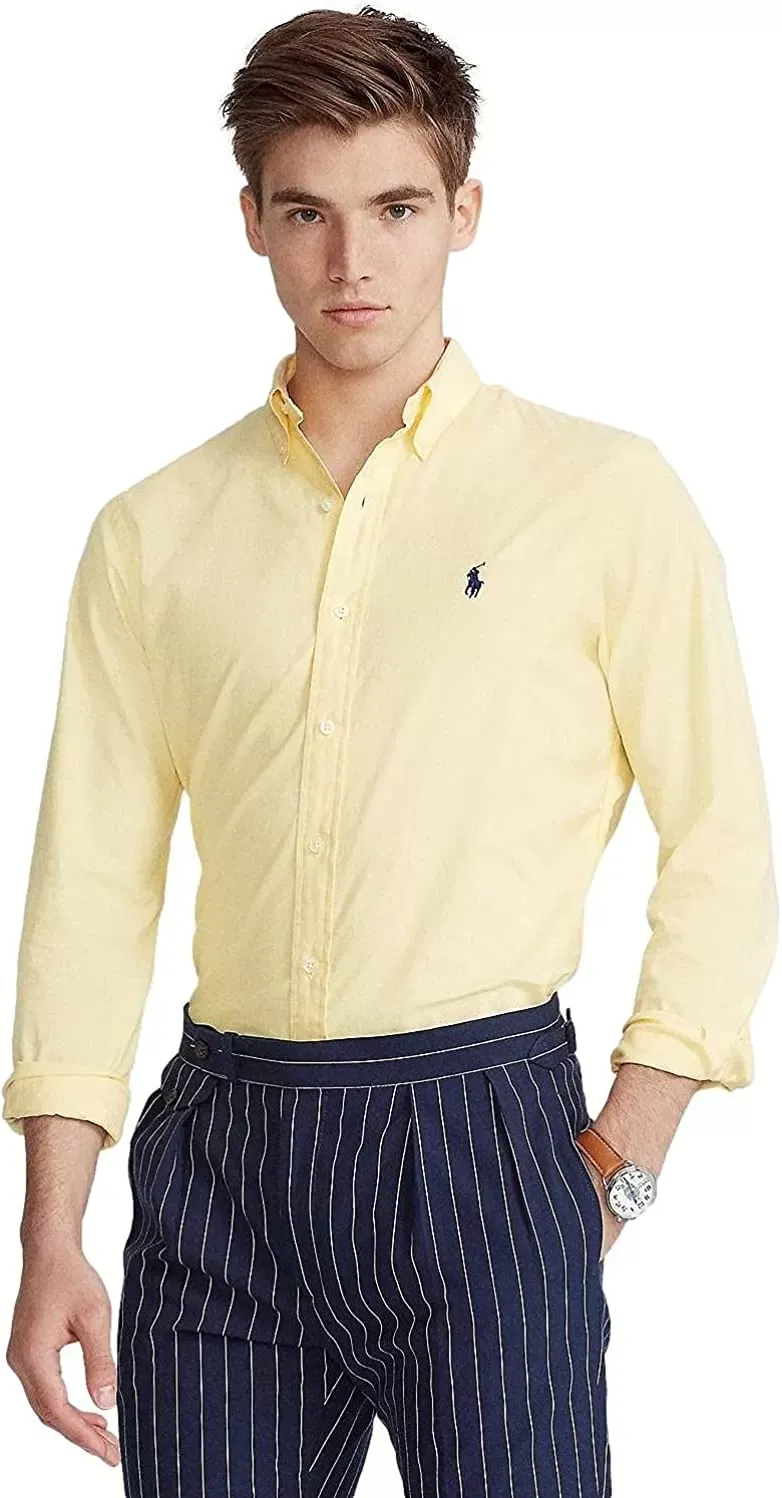 POLO RALPH LAUREN Men's Long Sleeve Classic Oxford Shirt
