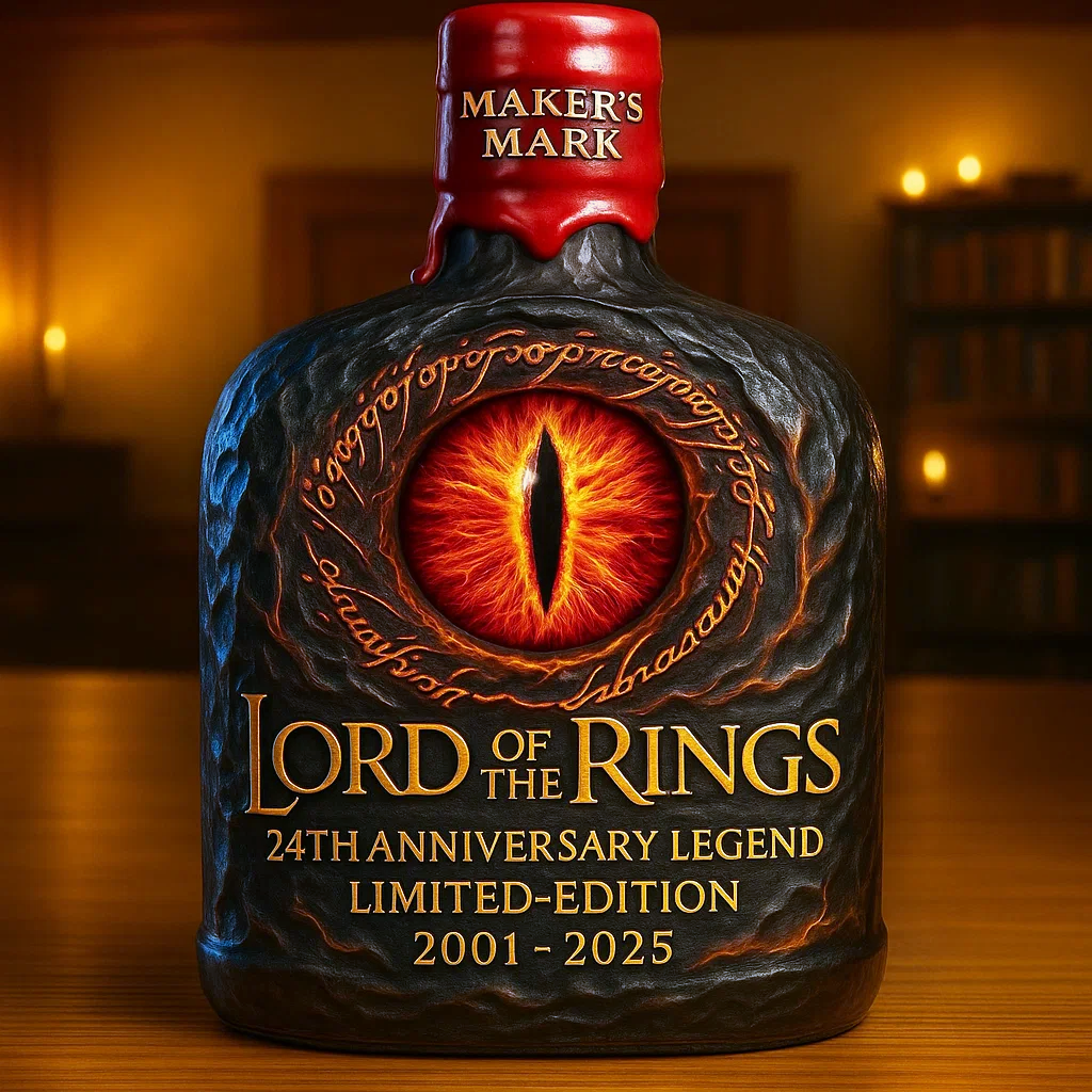 Lord of the Rings Bottle 24th Anniversary Legend Limited Edition whiskey bottle