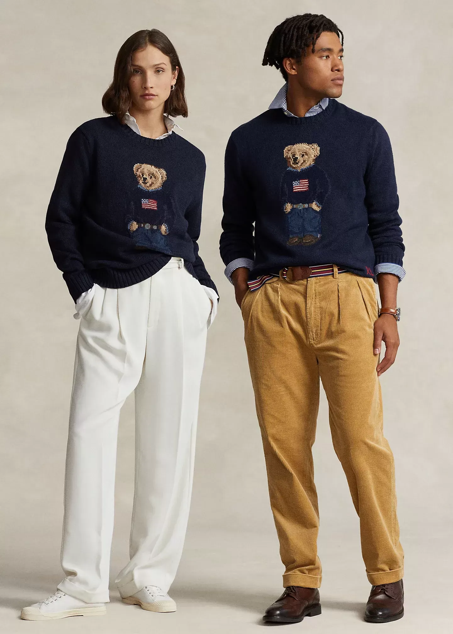 Ralph Lauren Polo  Polo Bear Cotton-Linen Jumper