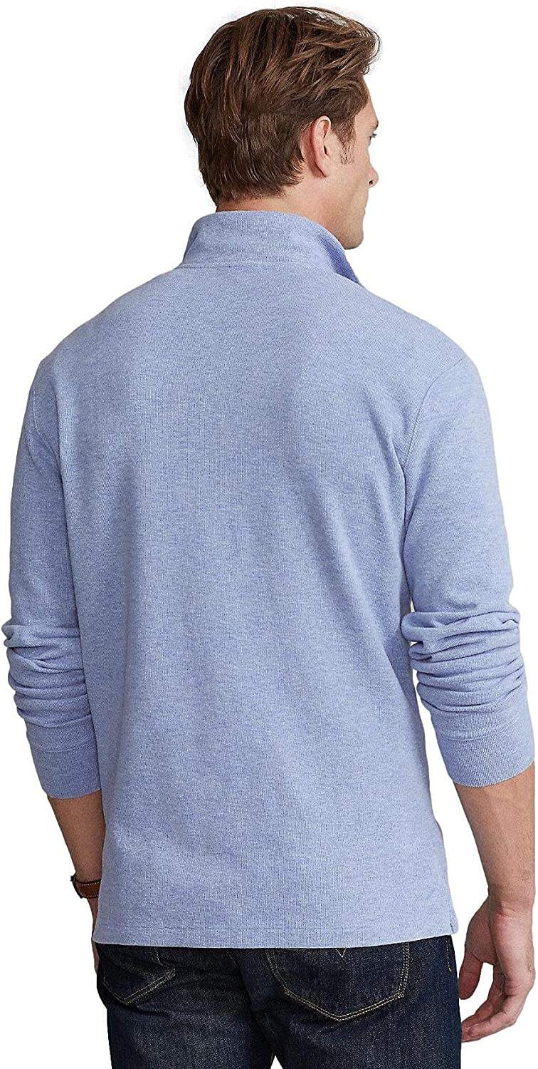 POLO RALPH LAUREN Men's Classic Estate-Rib Quarter-Zip Pullover Sweater