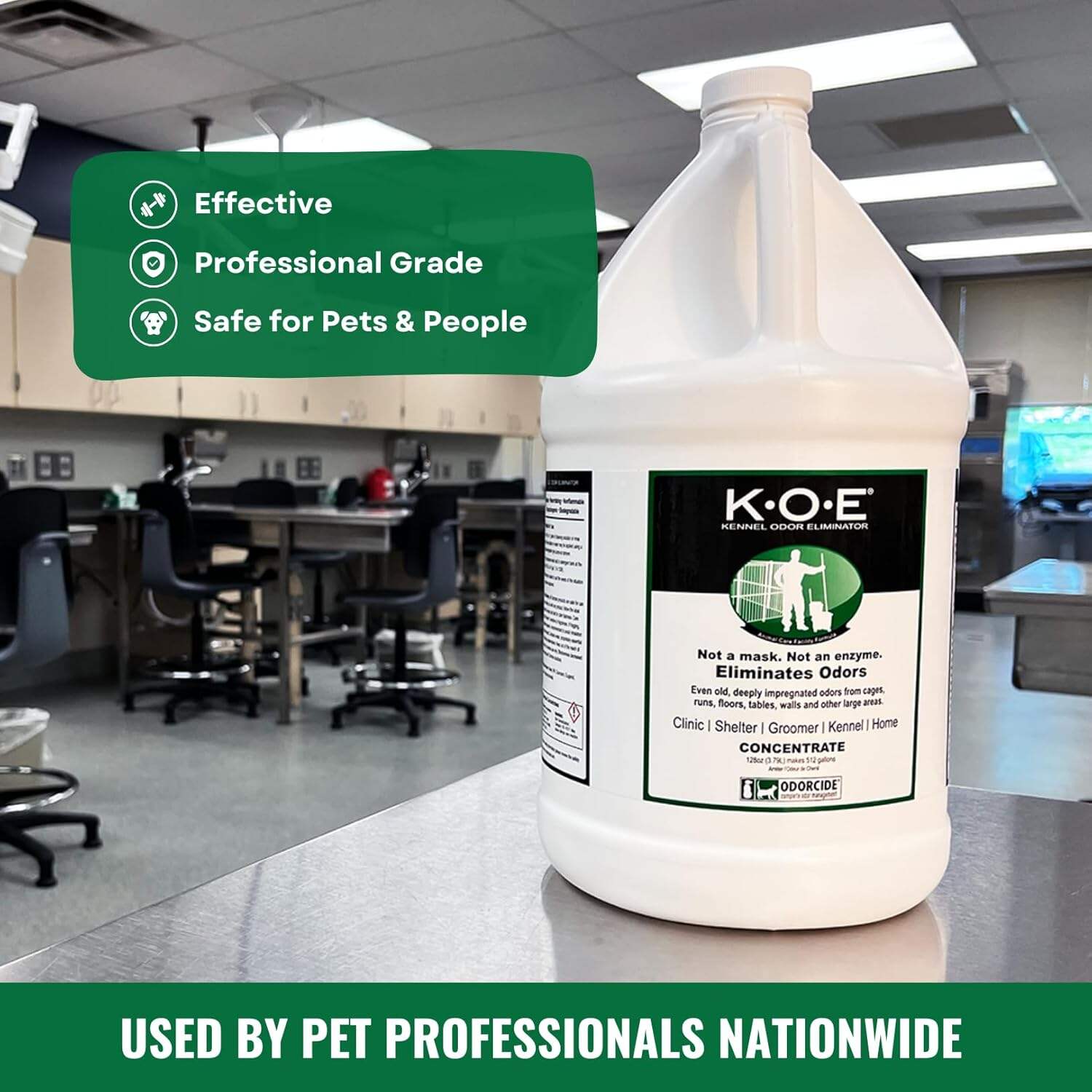 K.O.E Kennel Odor Eliminator Fresh Scent Concentrate 16 oz