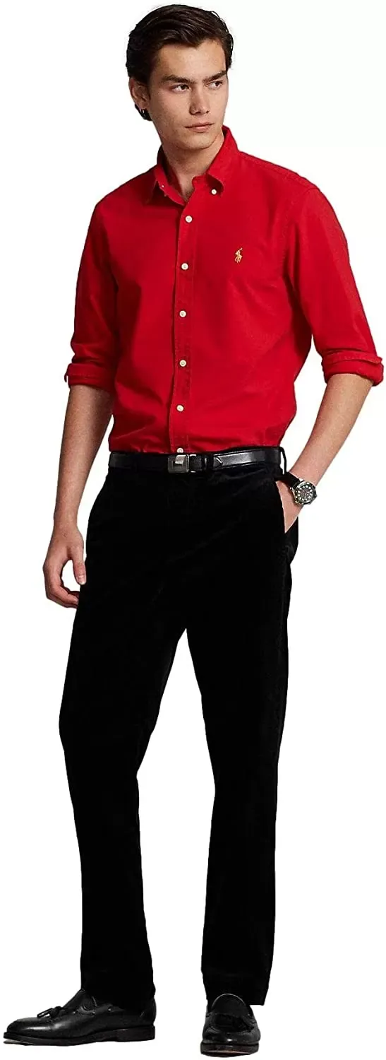 POLO RALPH LAUREN Men's Long Sleeve Classic Oxford Shirt