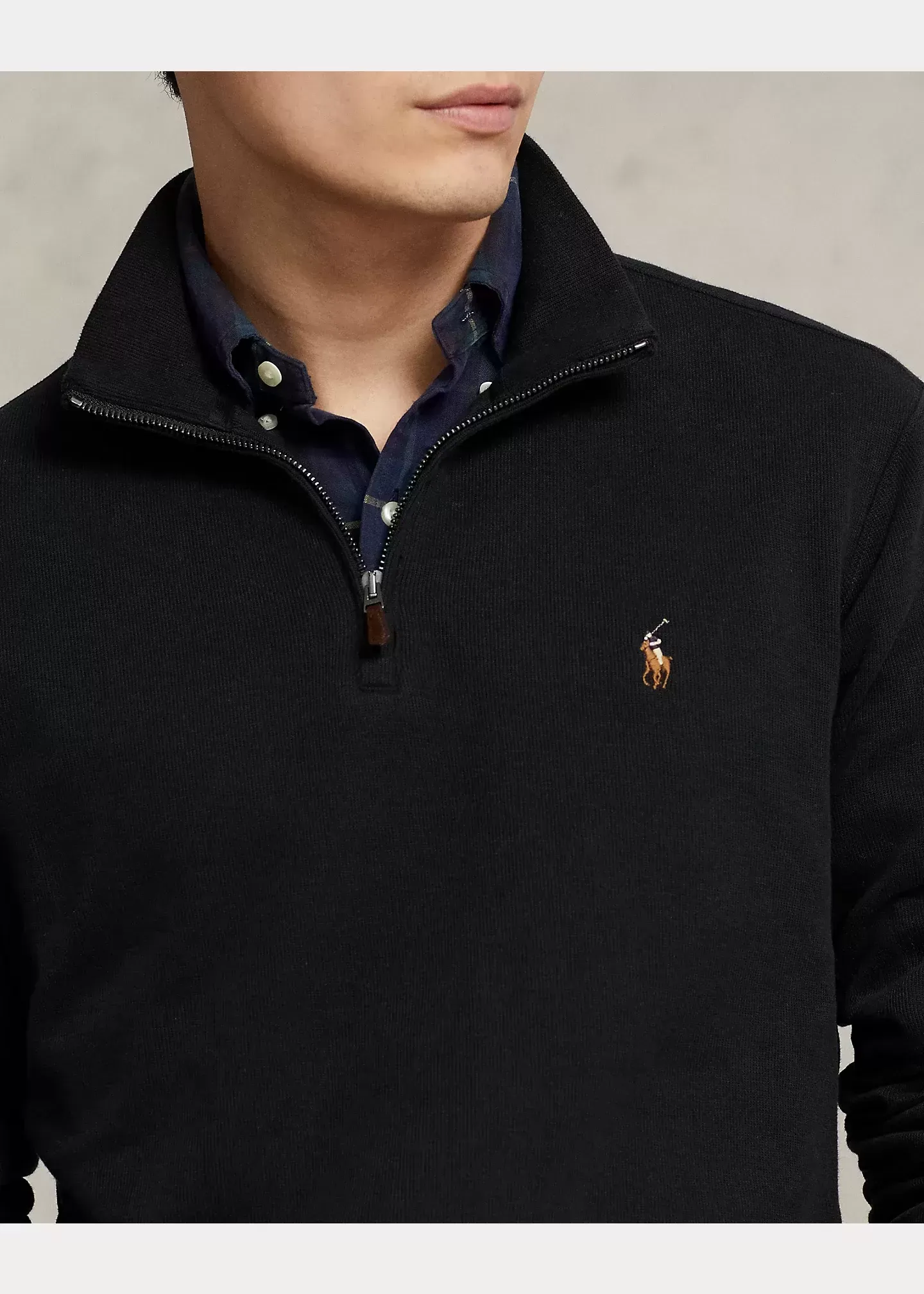 Polo Ralph Lauren Estate-Rib Quarter-Zip Pullover