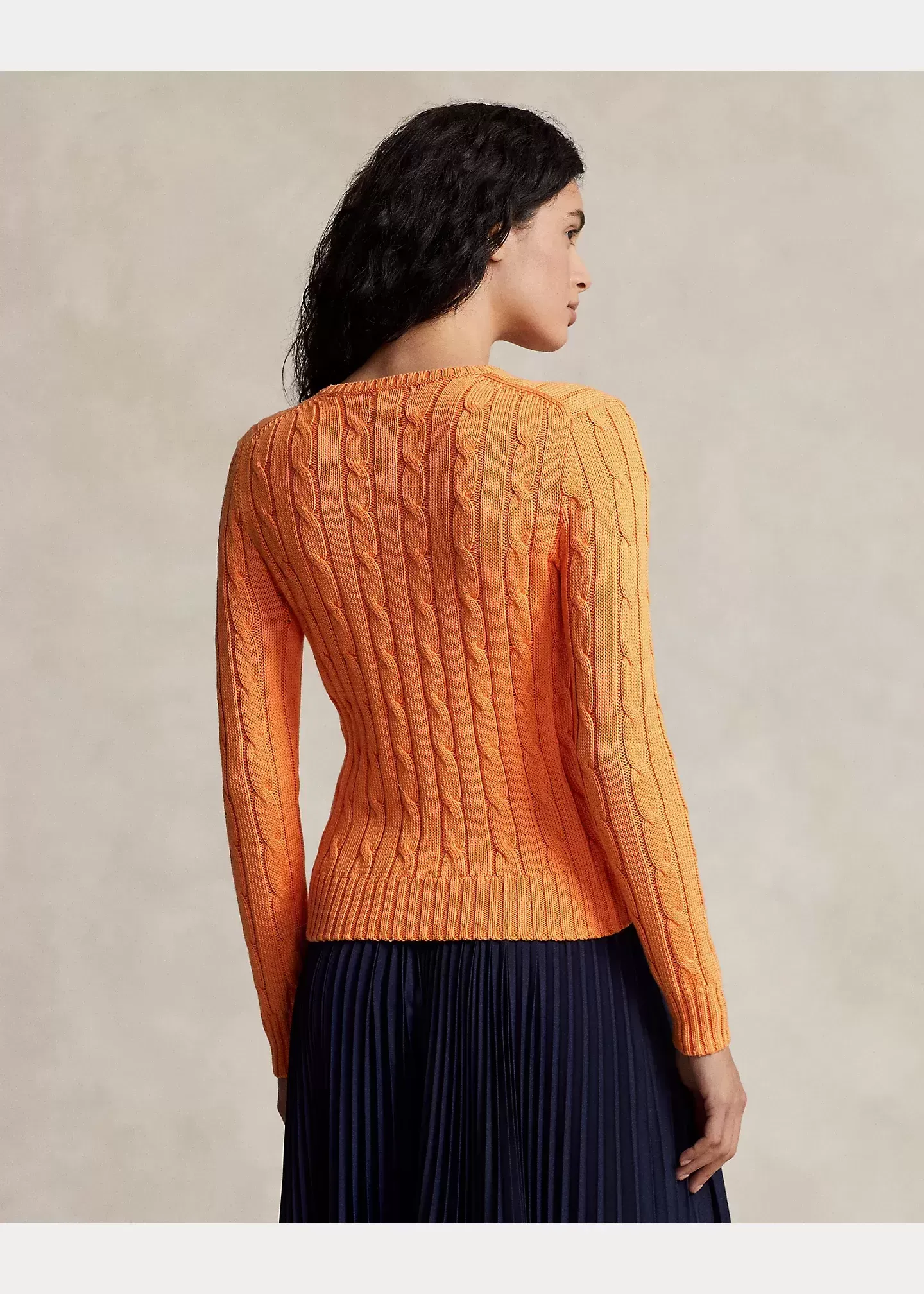 Polo Ralph Lauren Cable-Knit Cotton Crewneck Sweater