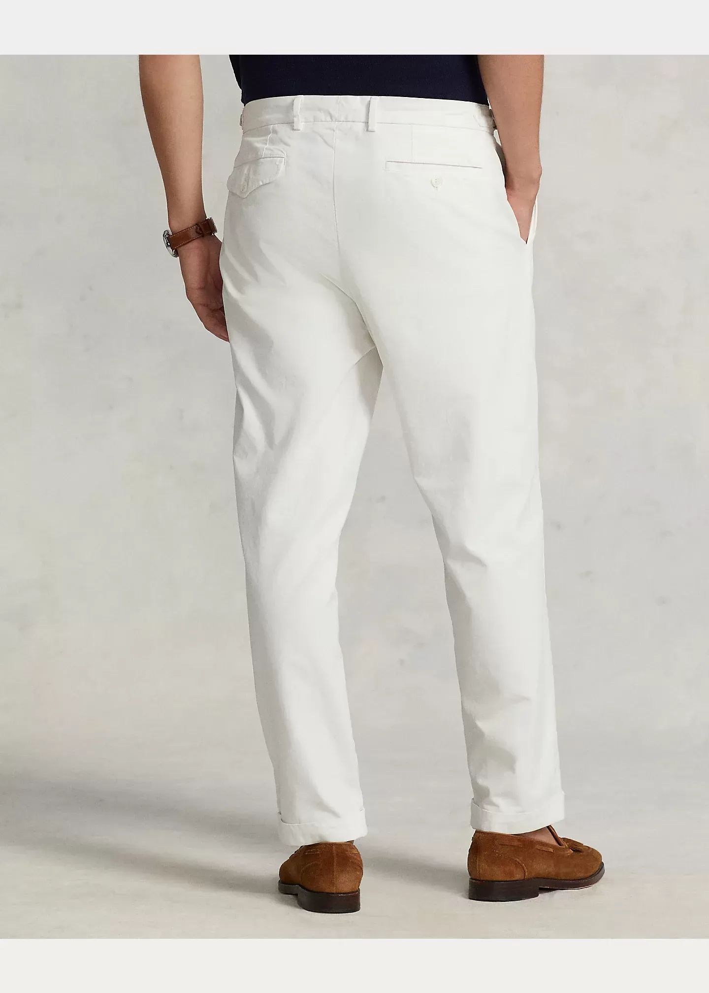 Polo Ralph Lauren Slim Tapered Fit Pleated Twill Trouser