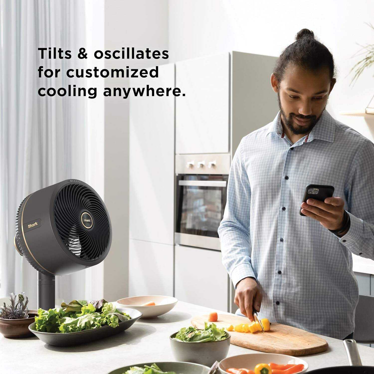Shark FlexBreeze Pro Mist Fan — Indoor & Outdoor, Integrated Misting
