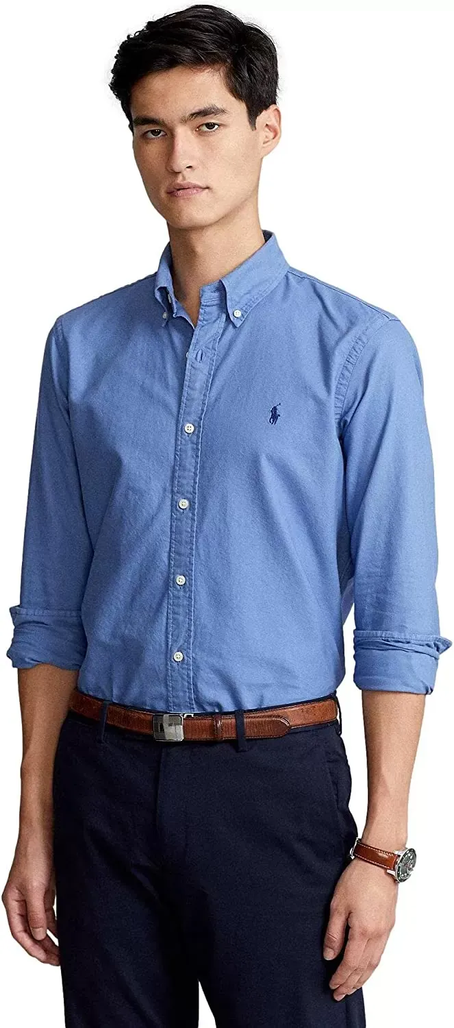 POLO RALPH LAUREN Men's Long Sleeve Classic Oxford Shirt