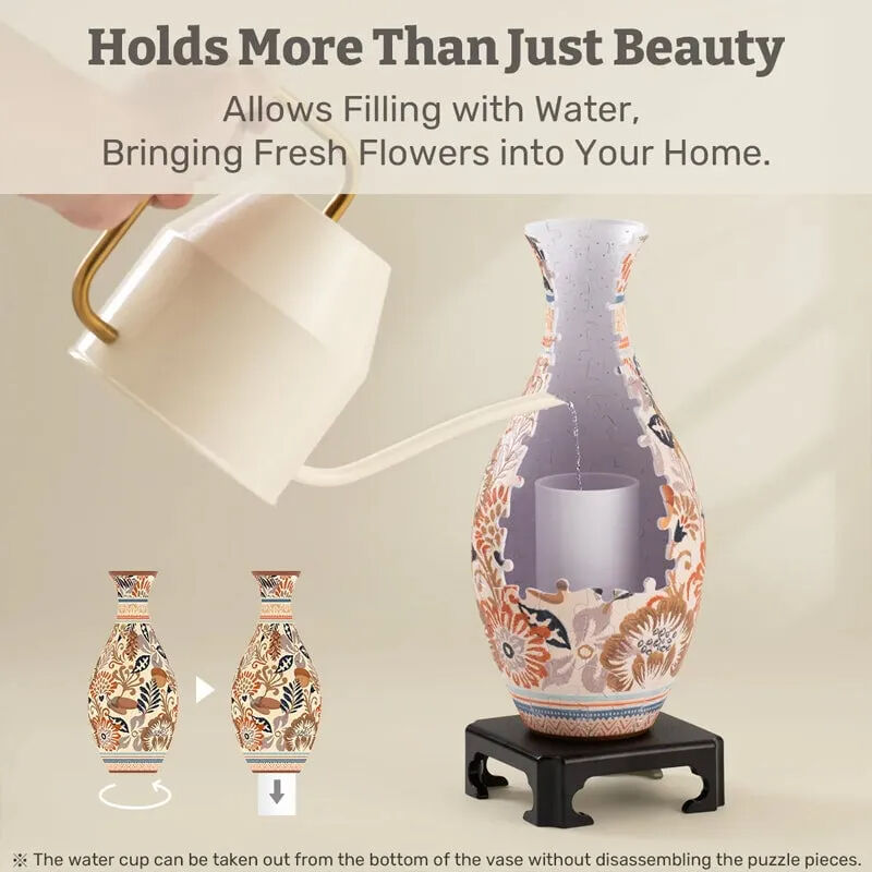 🎄3D Art Puzzle Vase - Store Anniversary Hot Sale