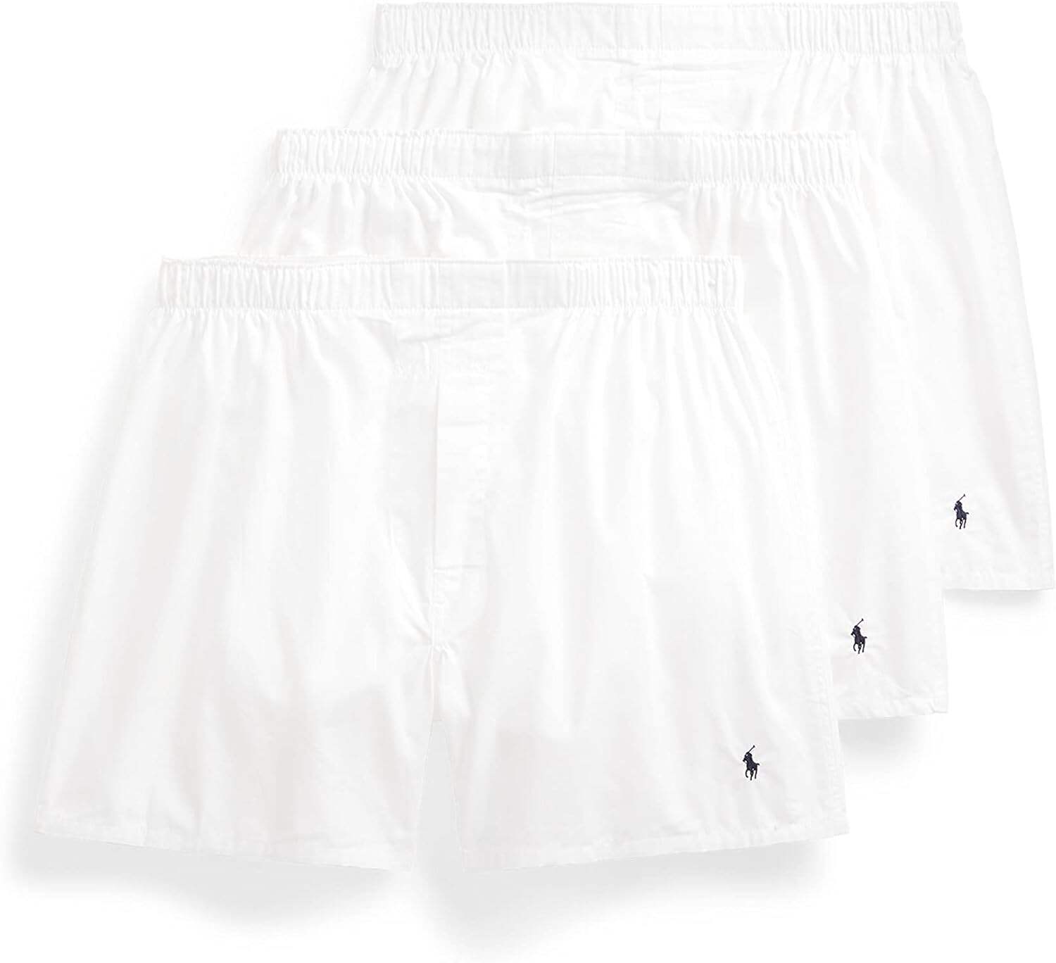 Polo Ralph Lauren Men's Classic Fit Woven Cotton Boxers (3 Pack)