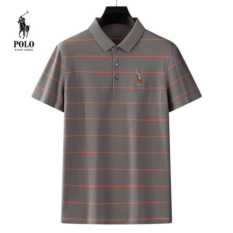 Ralph Lauren Summer Striped Business Lapel Polo Shirt