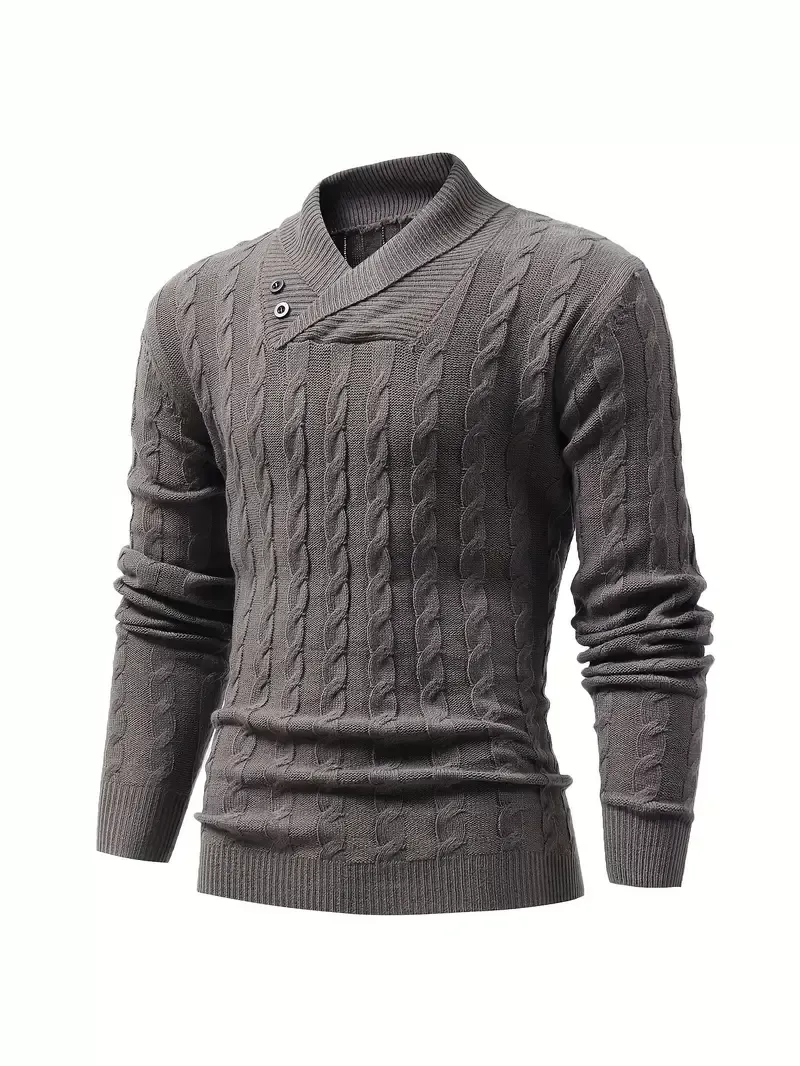 Ralph Lauren Men's Casual Warm High Stretchy Pullover Sweater For Fall Winter