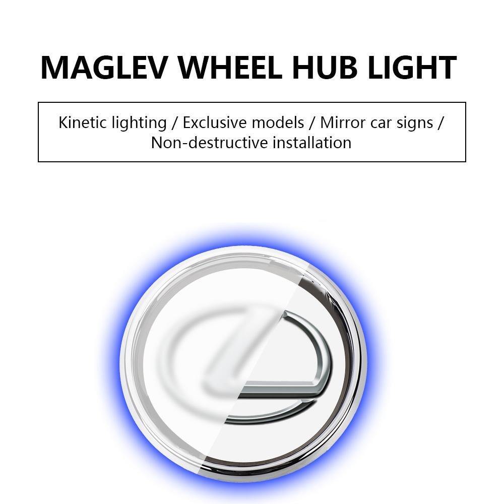 🔥Magnetic Suspension LED Floating Wheel Cap 2025 Version 4PC